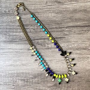 Gem and crystal costume necklace